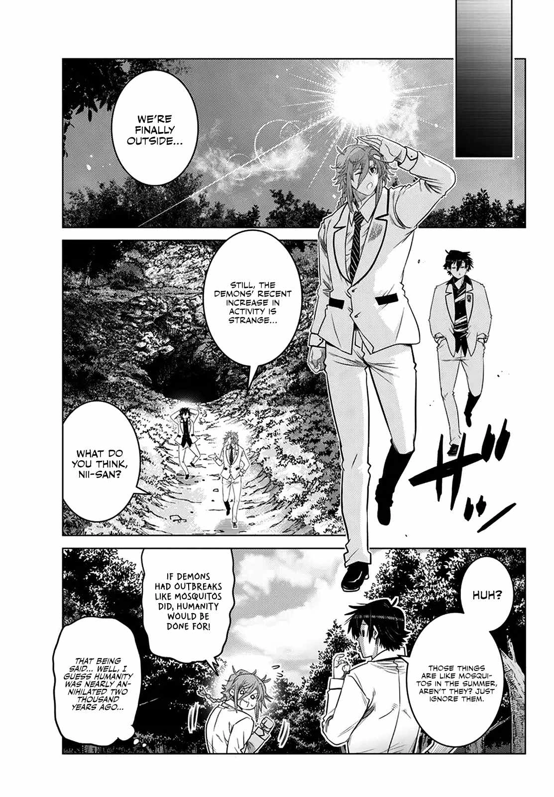 Ochikobore Datta Ani Ga Jitsuha Saikyou: Shijou Saikyou No Yuusha Wa Tensei-shi, Gakuen De Mujikaku Ni Musou Suru Chapter 19 37